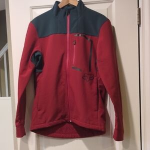 Fox Men's Performance Jacket in Red and Teal